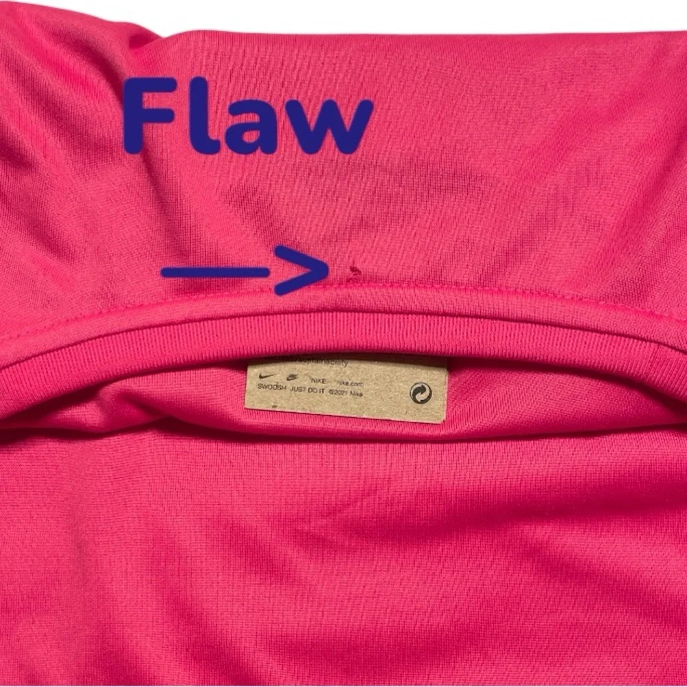 Nike Women's Dri-FIT Training Gym Workout Tank Top in Pink M